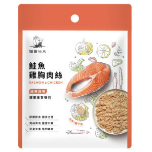 Catdives 貓爾地夫 經典回味健康主食餐包-鮭魚雞胸肉絲 40g