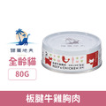 Catdives 貓爾地夫 經典回味系列-板腱牛雞胸肉 80g_1