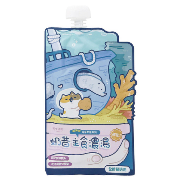 Catssay 貓有話說 山海守護系列 奶昔主食濃湯-白帶魚+雪梨 120g