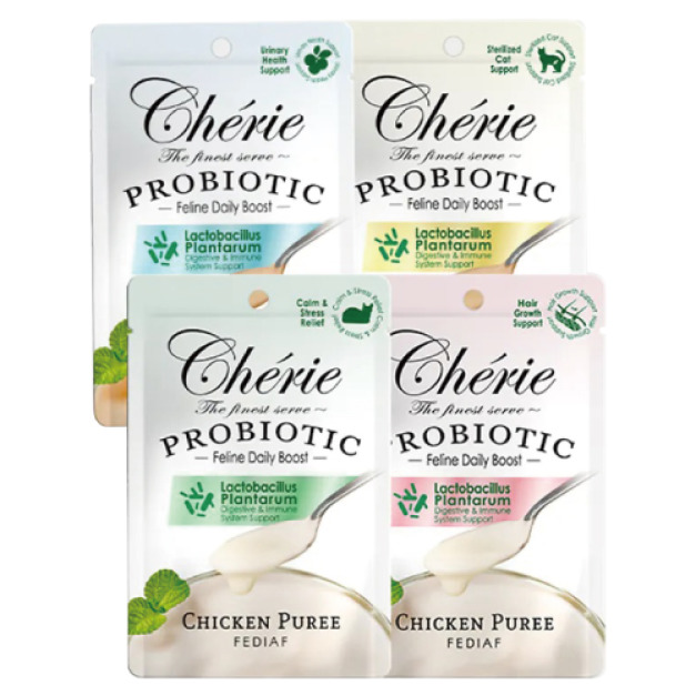 Cherie 法麗 乳酸菌主食貓餐包系列 40g-隨機口味12入/盒