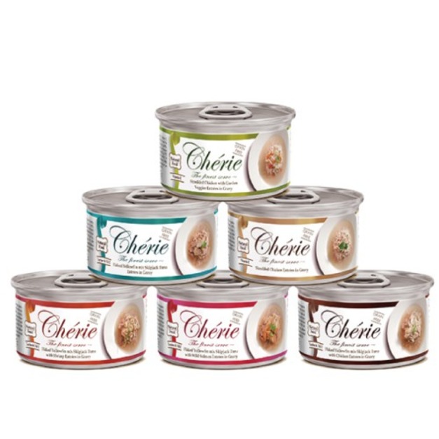 Cherie 法麗 微湯汁系列80g-隨機口味24罐/箱