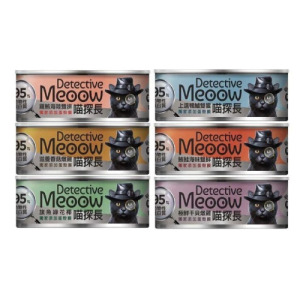 Detective Meoow 喵探長 貓咪主食罐80g-隨機口味 24罐/箱