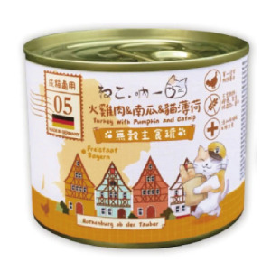 德國製 吶一口 無穀主食貓罐-06雞肉&兔肉&梨子 200g