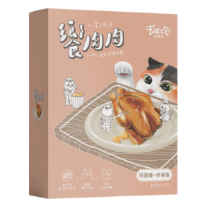 Eat's 易特廚 饗肉肉皮毛保健特餐-田園雞肉+卵磷脂 100gx2包/盒