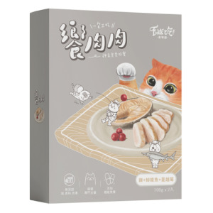 Eat's 易特廚 饗肉肉神采奕奕特餐-雞+鱘龍魚+蔓越莓 100gx2包/盒