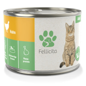 德國 Fellicita 菲利希塔 滿滿系列無穀主食罐-雞肉(單一肉源) 200g