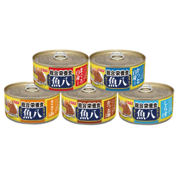 CIAO INABA 魚八綜合營養食罐160g-隨機口味 12罐
