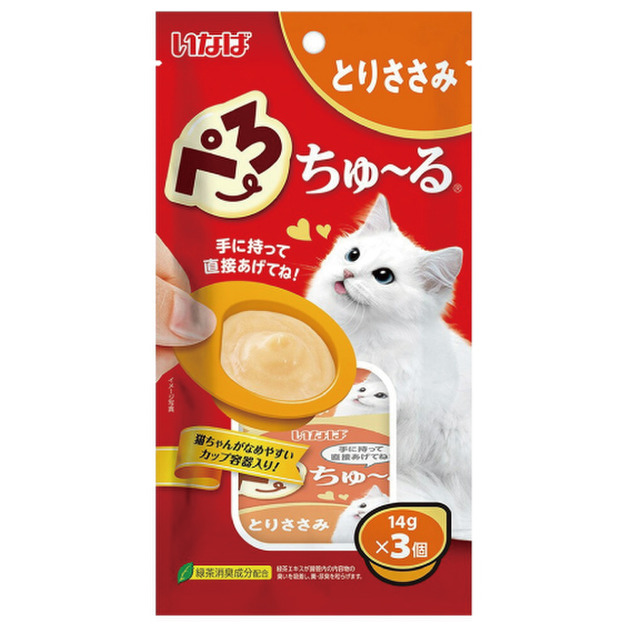 CIAO INABA 啾嚕肉泥杯-雞肉 14gx3個