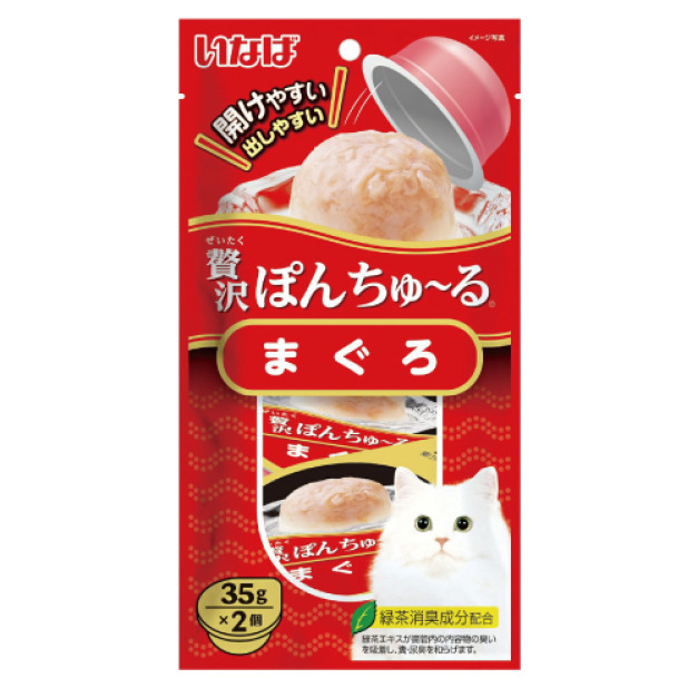 INABA 啾嚕豪華果凍杯-鮪魚 35gx2個