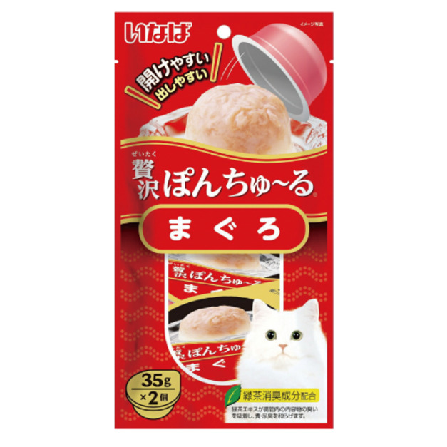 INABA 啾嚕豪華果凍杯-鮪魚 35gx2個