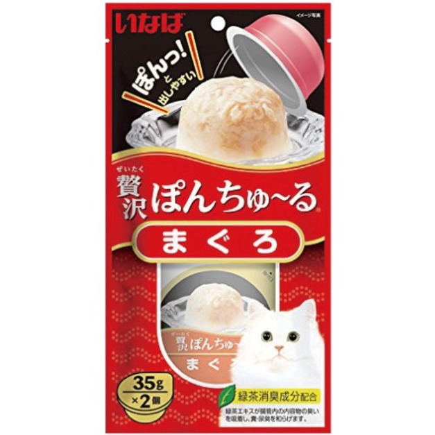 INABA 啾嚕豪華果凍杯-鮪魚 35gx2個