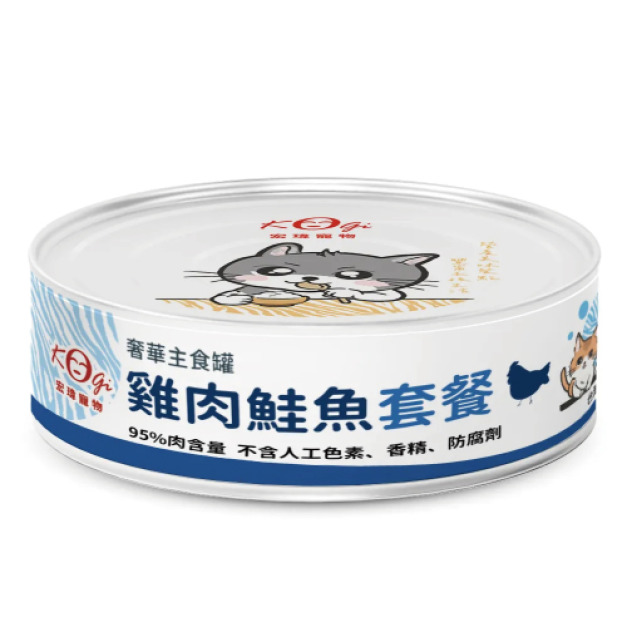 KogiPet 宏瑋 奢華主食罐-雞肉鮭魚套餐 80g