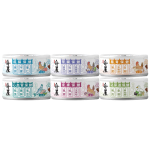 舟屋 貓咪保健主食罐 80g-隨機口味 24罐/箱