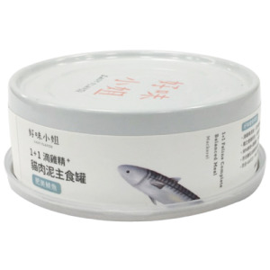 LADY FLAVOR 好味小姐 1+1滴雞精貓肉泥主食罐-肥美鯖魚81g