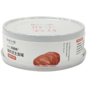 LADY FLAVOR 好味小姐 1+1滴雞精貓肉泥主食罐-野味牛腿81g