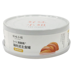 LADY FLAVOR 好味小姐 1+1滴雞精貓肉泥主食罐-香嫩鴨胸81g