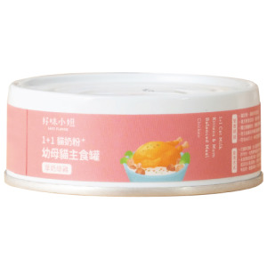 LADY FLAVOR 好味小姐 1+1貓奶粉幼母貓主食罐-厚奶燉雞 81g