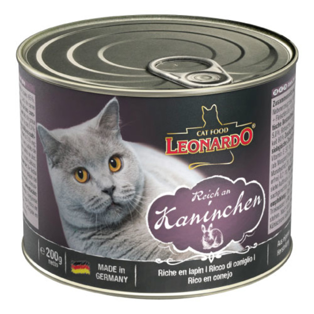LEONARDO 里奧納多 精燉鮮肉成貓主食罐-兔肉 200g
