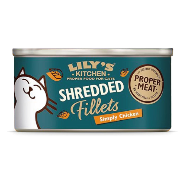 Lily's Kitchen 莉莉廚房 撕絲罐-純雞肉 70g