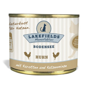「效期2026/01」德國 Lakefields 萊克菲 貓咪無穀主食罐-雞肉 (單一肉源) 200g