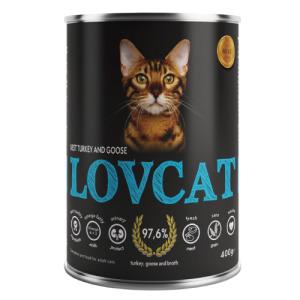 Lovcat 那卡 全齡貓主食罐-火雞燜鵝 400g