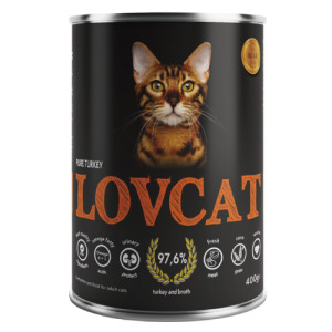 Lovcat 那卡 全齡貓主食罐-火雞 400g