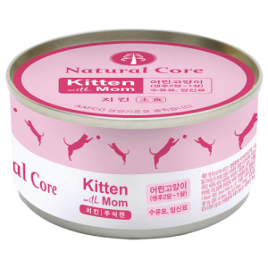 韓國 NATURAL CORE 自然核心 慕斯主食罐-幼母貓雞肉 80g