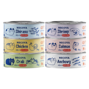 韓國 NATURAL CORE 自然核心 貓屋罐頭80g-隨機口味 24罐/箱