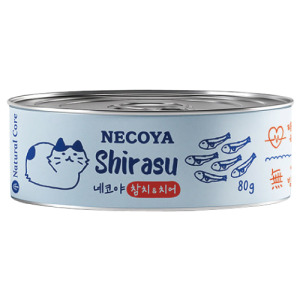 韓國 NATURAL CORE 自然核心 貓屋罐頭-鮪魚+小魚 80g