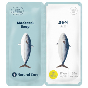 韓國 NATURAL CORE 自然核心 營養雙袋-白肉鯖魚 40gx2入
