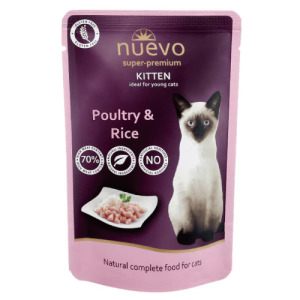 NUEVO 新歡 魅惑主食貓餐包系列-1號幼貓珍愛禽肉 85g