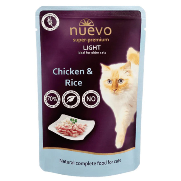 NUEVO 新歡 魅惑主食貓餐包系列-4號室內雞肉燉禽肉 85g