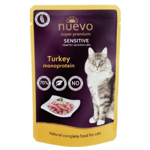 NUEVO 新歡 魅惑主食貓餐包系列-5號純情單一火雞 85g