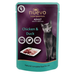 NUEVO 新歡 魅惑主食貓餐包系列-8號慢燉嫩雞鴨 85g