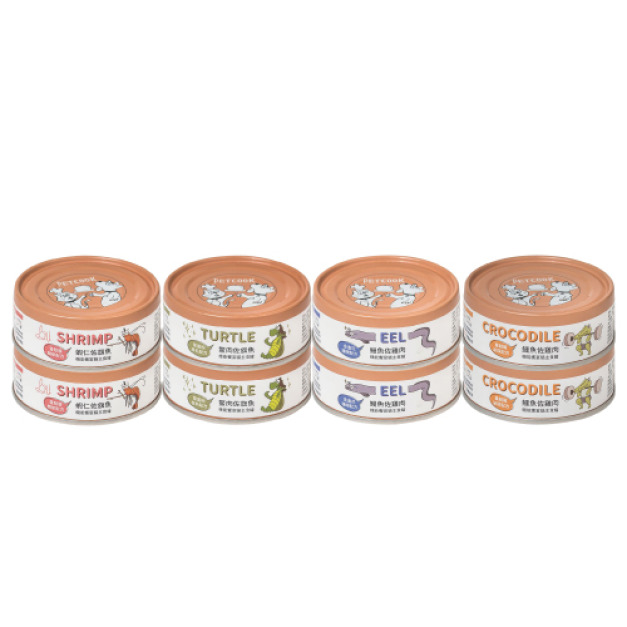 Petcook 派庫廚房 肉泥機能饗宴貓主食罐80g(8入組合)