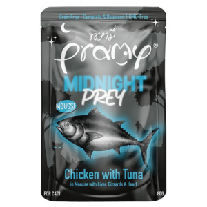 Pramy  普拉 午夜饗宴 慕斯主食餐包-雞肉鮪魚 80g