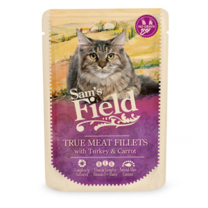 Sam's Field 無穀主食貓餐包-雞肉&火雞&胡蘿蔔 85g