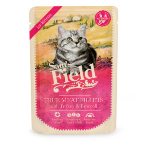 Sam's Field 無穀主食貓餐包-幼貓 雞肉&火雞&花椰菜 85g