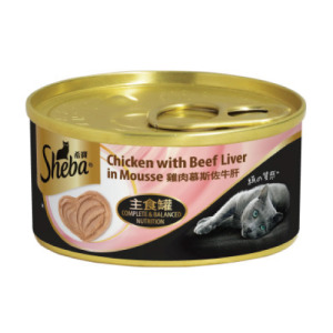Sheba 希寶 貓主食罐-雞肉慕斯佐牛肝 70g