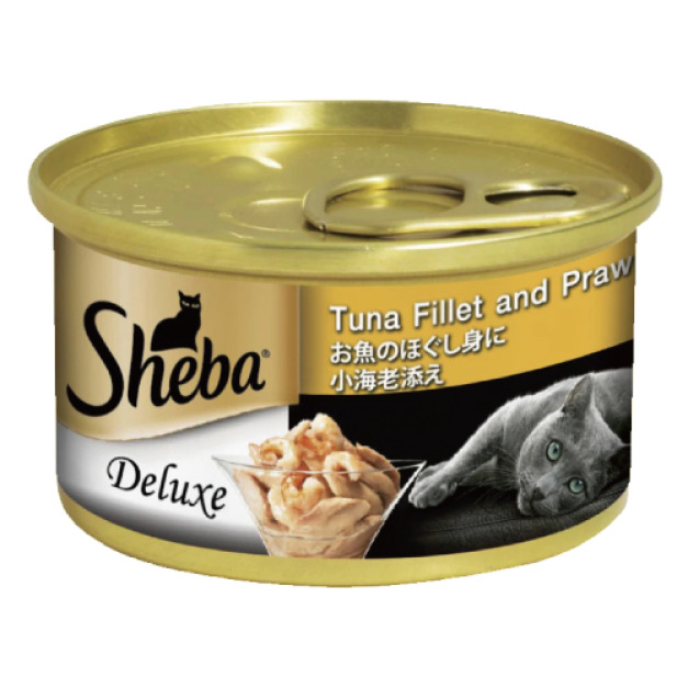 Sheba 希寶 金罐-鮪魚及鮮蝦(湯汁) 85g