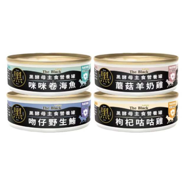 The Black 樂倍 黑酵母主食營養罐-隨機口味24罐/箱