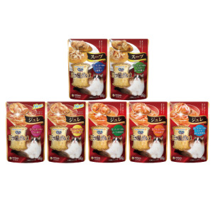 日本 Unicharm 銀湯匙 三星極致肉凍餐包35g-隨機16包/盒