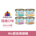 WERUVA 唯美味 Wx超低磷肉泥貓罐85g-隨機口味 24罐/箱 (腎貓適合)_1