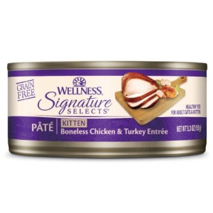 WELLNESS 寵物健康 SS名廚特選主食罐-幼貓成長配方鮮雞肉泥+火雞肉泥 5.3oz