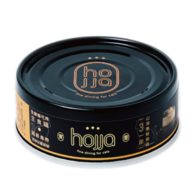 hojja 賀家 貓用無穀主食罐-3山海香鮭嫩雞 80g