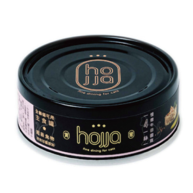 hojja 賀家 貓用無穀主食罐-4慢燉牛田園雞 80g