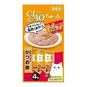 CIAO 啾嚕肉泥（鰹魚柴魚片）14g*4條