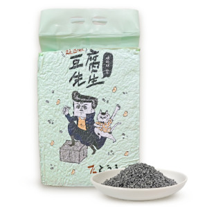 豆腐先生 仿礦型豆腐貓砂-活性碳 7L (添加植物消臭配方)