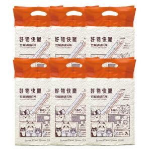 好物快寵 豆腐砂研究所-100%天然茶葉豆腐砂 7L / 6包