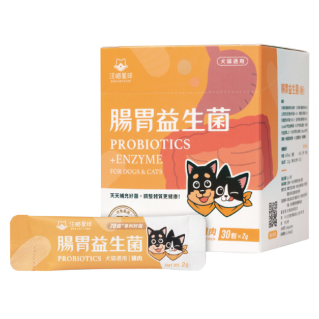 汪喵星球 腸胃益生菌-雞肉 2gx30包